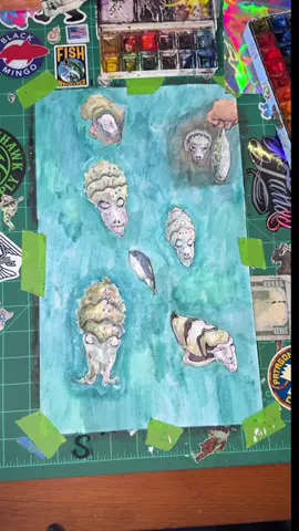 Replying to @angela cuttlefish mimicking human face #cuttlefish #mimic #mimicking #fishtok #ocean 