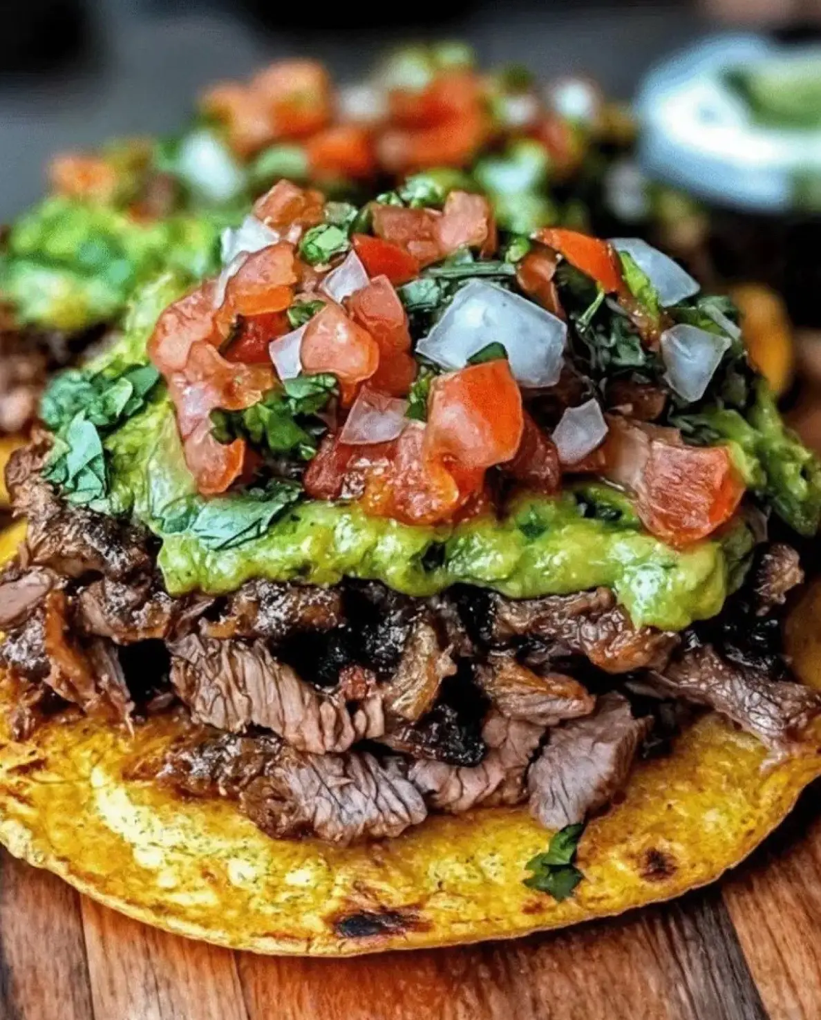 Juicy, smoky, and perfectly seasoned this classic Mexican grilled steak brings bold flavor to every bite! Perfect for tacos, burritos, or enjoying straight off the grill. Ingredients: 2 lbs flank or skirt steak 3 cloves garlic (minced) ½ cup orange juice ¼ cup lime juice ¼ cup soy sauce 2 tbsp olive oil 1 tbsp white vinegar 1 tsp cumin 1 tsp chili powder 1 tsp black pepper Salt to taste Optional: ¼ cup chopped cilantro Instructions: 1.Make the marinade: In a bowl, mix orange juice, lime juice, soy sauce, olive oil, vinegar, garlic, cumin, chili powder, pepper, and salt. 2.Marinate the steak: Place steak in a resealable bag or dish and pour marinade over it. Let it sit at least 2 hours (overnight for best flavor). 3.Preheat grill or cast iron pan over high heat. Grill steak for 4–5 minutes per side (depending on thickness) until beautifully charred and medium-rare to medium inside. 4.Rest for 5 minutes, then slice thinly against the grain. Serve with warm tortillas, pico de gallo, guacamole, or grilled onions. 🌮 Chef’s Tip: For true street flavor, toss sliced meat back on the pan for 30 seconds with a splash of lime juice before serving! 📸Juicy Recipes #CarneAs#CarneAsada#streettacos #tacos #grill 