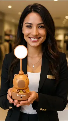 Luminária LED fofa e funcional, ideal pra quarto ou estudos! Aproveite o desconto! #luminaria #decoracao #infantil #led #promoção 