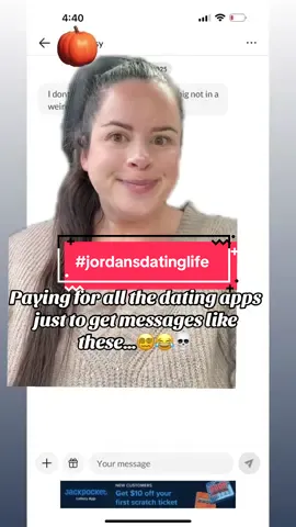 My take on this trend goes a little differently 😂 #jordansdatinglife #datingfail #onlinedating 
