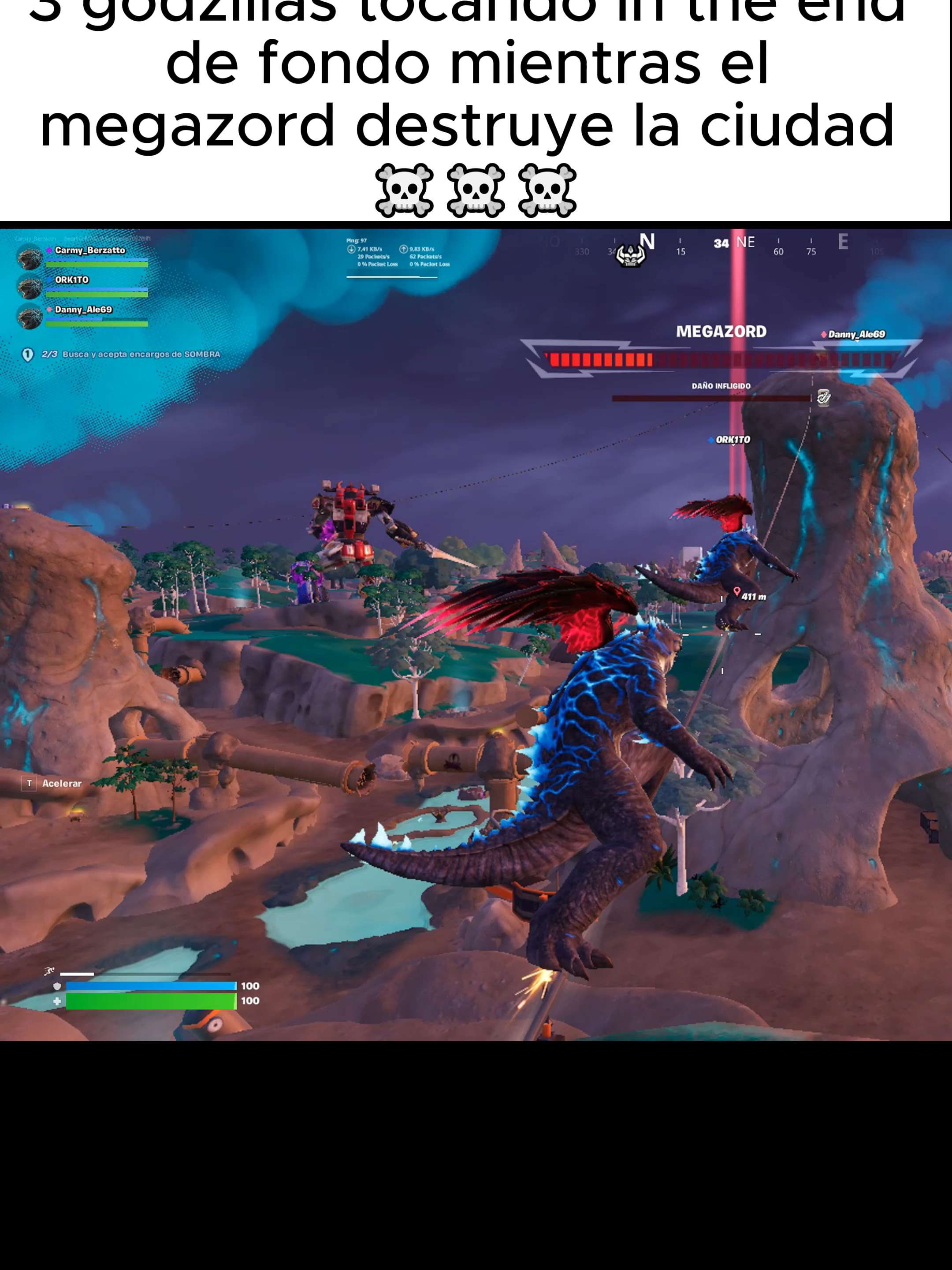 extraño al megazord :( #fortnitememes #fortniteclips #fyp #viral #megazord #meme