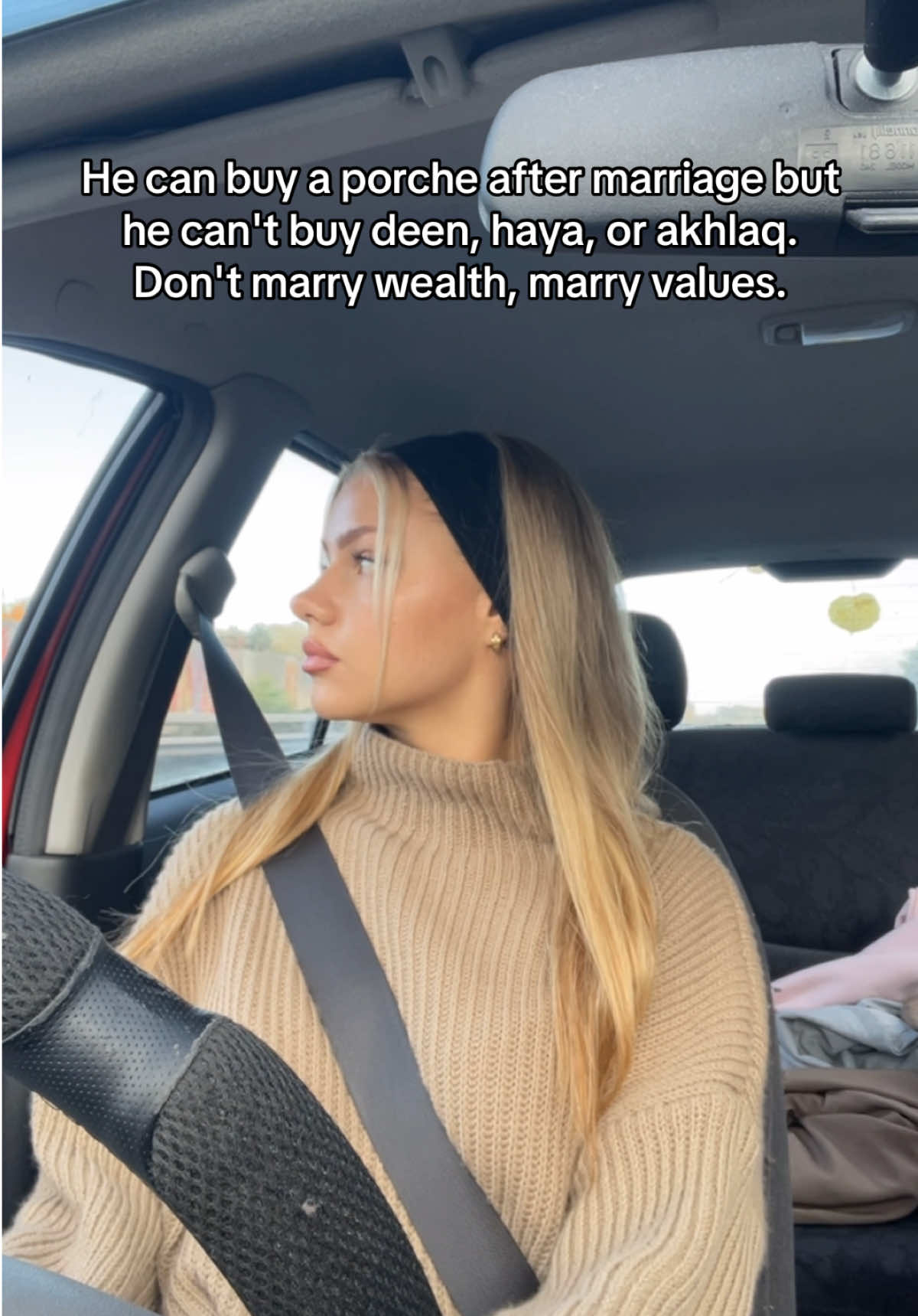 A reminder that true value isn’t found in luxury cars or money — it’s found in character, respect, and values. #islamic #sabr #allah #deen #muslimtiktok 