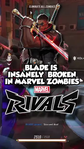 Blade is INSANE in Marvel Rivals Zombies #MarvelZombies #MarvelRivalsHalloween #MarvelRivals #marvelrivalsclips #marvelrivalsclips 