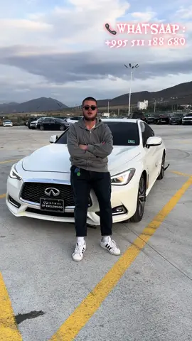 @aleksandrejandierii  INFINITI Q 60 AWD. 🔥🔥🔥 🔵გამოშვების წელი: 2017.  🔵წამყვანი თვლები: AWD.🔥 🔵კომპლექტაცია: ტყავის სავარძლები, სპორტული რეჯიმები,Bose აუდიო სისტემა.  🔵ძრავის მოცულობა: 3.0T 🔥 ავტომობილი ტექნიკურად გამართულია .🥰🔥 დაინტერესების შემთხვევაში დარეკეთ მითითებულ ნომერზე, +995 511 188 680. ❤️ ან მოგვწერეთ პირად შეტყობინებებში.  ❤️🥰 #global #foryou #lion #sales #usa 