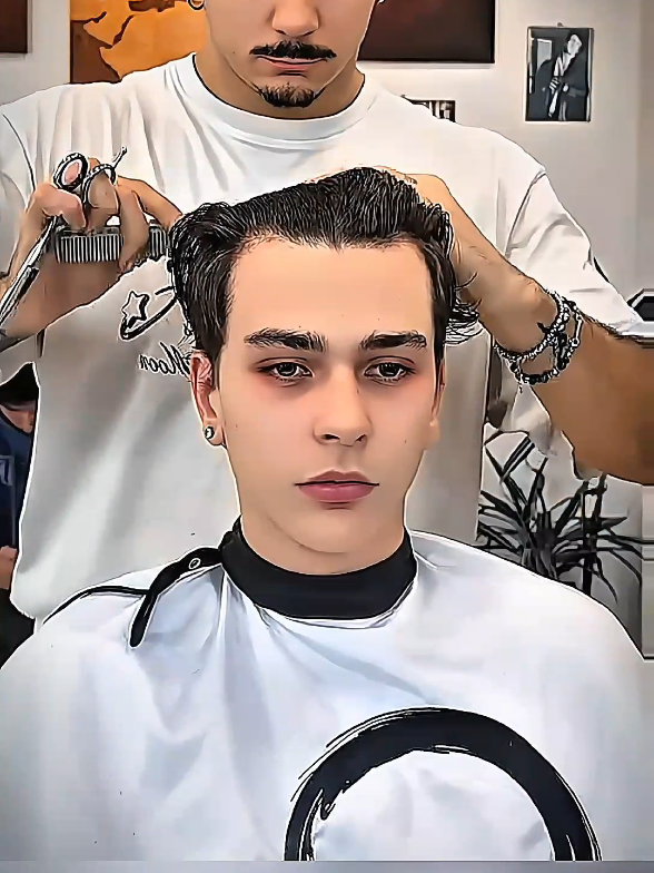 Handsome boy haircuts tutorial | fade haircut transformation | new haircut style #haircut #transformation #hairtok #hairstyle #trending 