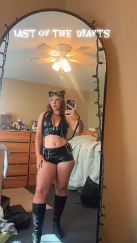 Now you have to wait…  I know some of y’all are so thankful I won’t be filling feed anymore with cringe and  tbh that’s so real but the fear of cringe is the thief of joy  #catwoman #halloween #costume 