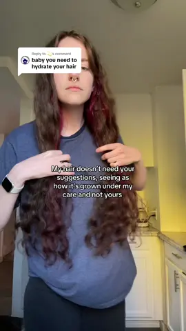 Replying to @💫 live laugh love insults disguised as “for your health 🤓👆” #haircare #longhairdontcare #longhair #longhairgoals #longhairstyles 