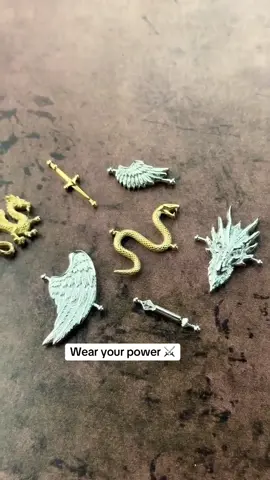 The details say it all. Venom and Valor arrives this Friday 10/24 ⚔️ #wearyourpower #venomandvalor #swordjewelry #statementjewelry