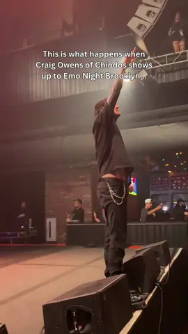 Shoutout to Craig for joining us 🔥 #emokid #craigowens #chiodos #emonightbk