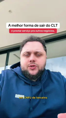 A melhor forma de sair do CLT #clt #trabalho #empreendedorismo #gabrieldallas 