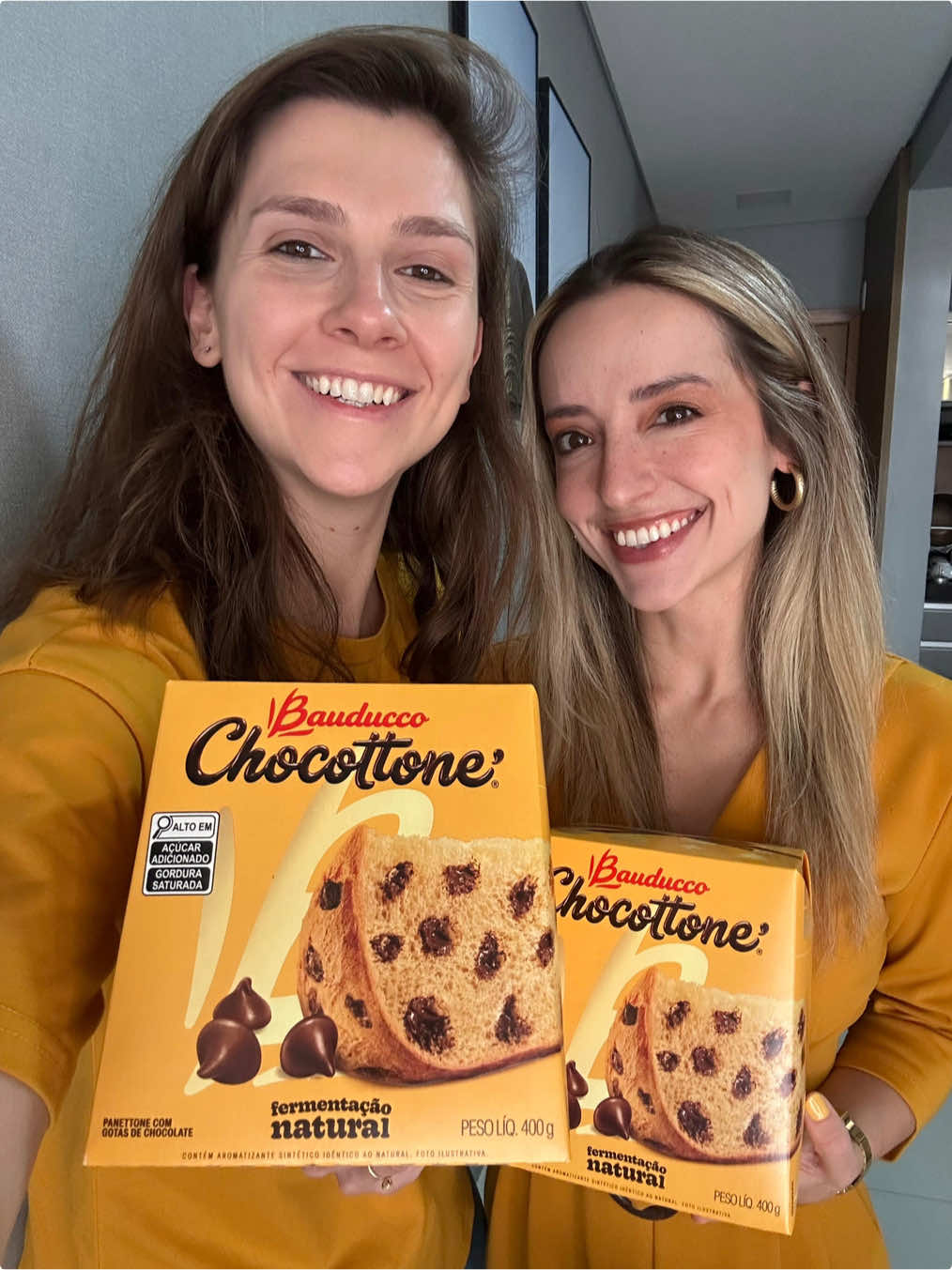 Ela já montou a árvore, espalhou os Papais Noéis pela sala e ainda trouxe o Bauducco Chocottone®️ pra mesa… acho que o Natal chegou mais cedo aqui em casa por conta das delícias da @bauducco  #publi 