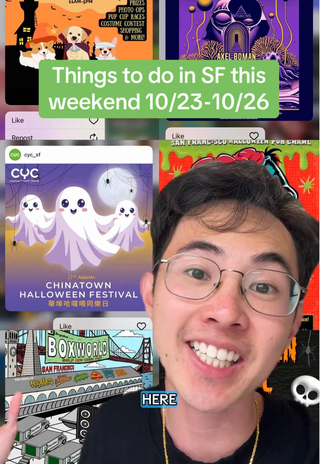 here are some spooky thints to do in SF this weekend 10/23-10/26 #sf #sanfrancisco #jayinthebay #thingstodoinsf #sanfranciscolife 