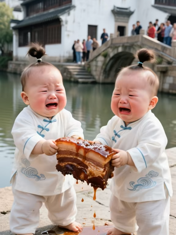 Funny Toddler Fight Caught on Camera – Hilarious AI Animation!