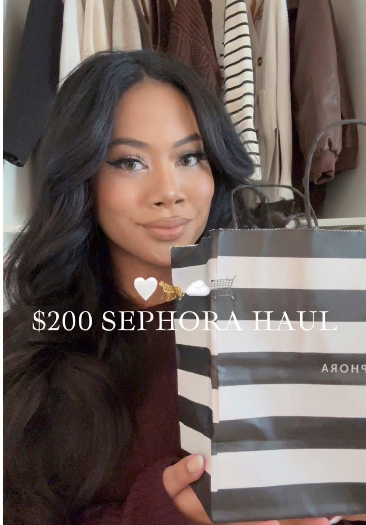 what $200 gets you at Sephora now a days 🥲 @sephora @Huda Beauty @Charlotte Tilbury @Sol de Janeiro | #sephorahaul #makeup #beauty #shopping #bodycare | $200 Sephora restock haul, makeup restock, base routine 