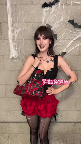 See you in there! ❤️🖤 #fyp #spookyseason #tiktoklive #tiktokshop #halloween 