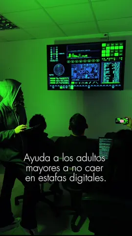 💻 Mes de la Ciberseguridad 🛡️Los adultos mayores también navegan… ¡pero cuidado! 🚨 1 de cada 4 cae en estafas digitales  👀Ayúdales a no picar el anzuelo y a navegar seguros #ciberseguridad  @Lu Sugey 