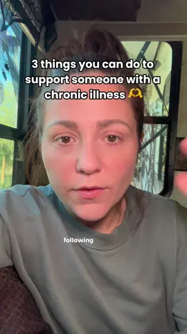 I thought this might be a helpful video for people to send to others who may not know how to support them, but want to. here are three things a person can do to support someone with a chronic illness: 1. Don’t say things like “Get well soon” or “I hope you feel better.” This is our life everyday, so they’re really isn’t “getting better” in sight. we always hope but we’re better off just accepting the present.  2. You can ask a person with chronic illness what you can do to help, but most often they will say “nothing.” Instead,  start doing chores for them that require physical energy without asking. My sister does this and it makes my life so much easier!! 3. Try not to comment on them looking like they’re feeling well or doing better. People with chronic illnesses are very good at masking. It’s uncomfortable when someone says that, but we’re actually really struggling. 🫠 #chronicillness #spoonie #helpful #singlemom #advice
