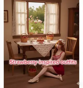 If strawberries had a fashion line… 🍓👗 @Cider #outfit #OOTD #trending #fashion #foryou 