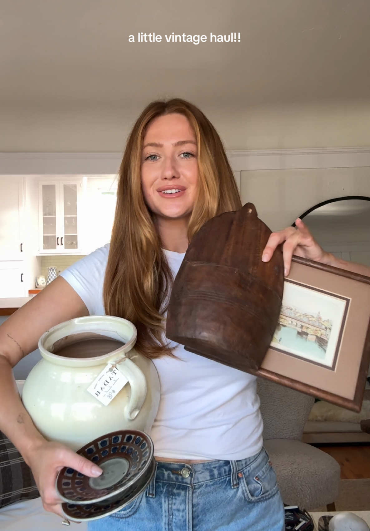 me 🤝🏼 vintage home decor  #thriftinghaul #vintagefinds #homedecor #vintagestyle 