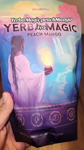 Yerba Magic Tea yo ordene el Peach Mango Tea lo ame esta delicioso 😋 #tiktokshop #fyp #viral #parati 