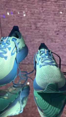 Speeding through the runDisney Health & Fitness Expo to get our latest limited-edition Brooks x runDisney shoes