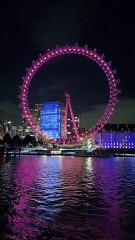 Water colour moments 💖🥰✨ #bigben #londoneye #london #pink #fyp 