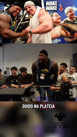 GANLEY SE ASSUSTOU COM ESSE CARA!! 🤣  #academia #gym #maromba #ganley #fy 