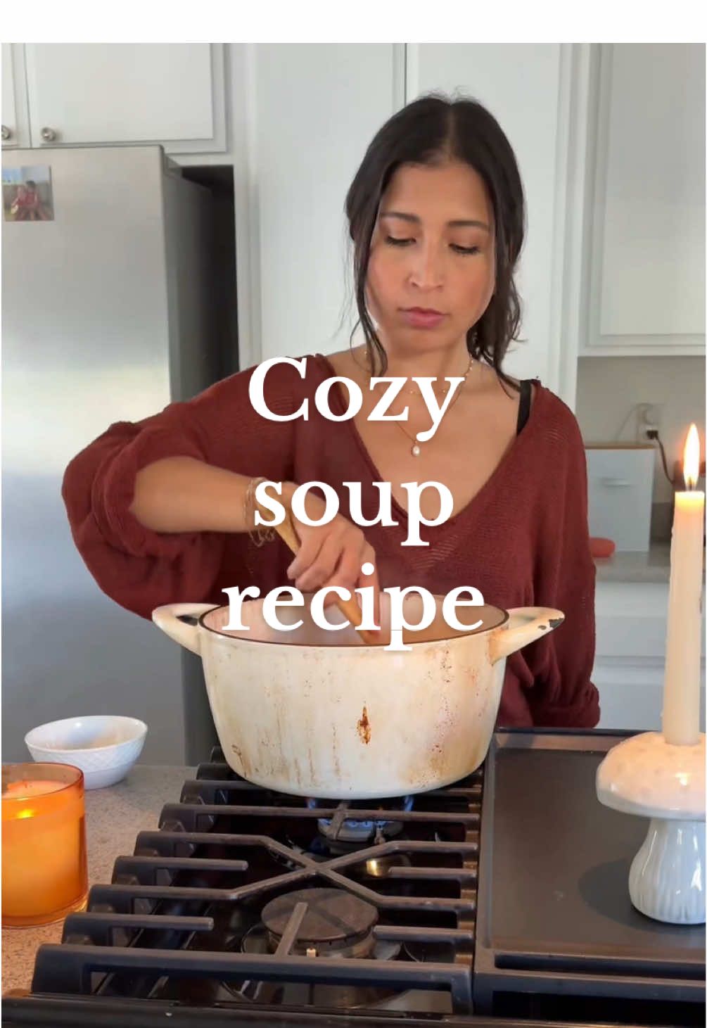 Cozy Chicken Veggie Soup: Made with Love (and no measuring cups 😅) I just measure with my heart for this one cuz that’s how abuelita does it 🫶 ✨ What’s in it: Onion, garlic, olive oil, celery, carrots, potatoes, zucchini (or Mexican squash), shredded chicken, and Kettle & Fire Chicken Bone Broth. Add water as needed, and season with salt, pepper, cumin, and oregano. 🫶 How to make it: Sauté onion & garlic in olive oil till fragrant, toss in celery & carrots for a few minutes, then add bone broth (and a little water if needed). Add the rest of your veggies, bring to a boil, then cover and simmer about 20 minutes till everything’s tender. Stir in your shredded chicken and that’s it. Top with cilantro, onion, avocado, salsa & maybe a sprinkle of cheese if you’re feeling it. Serve with warm corn tortillas or a side of Mexican rice. Comforting. Nourishing. No bloat. Just cozy fall vibes. @Kettle & Fire Shop  #soupseason #kettleandfire #souprecipe #comfortfoods