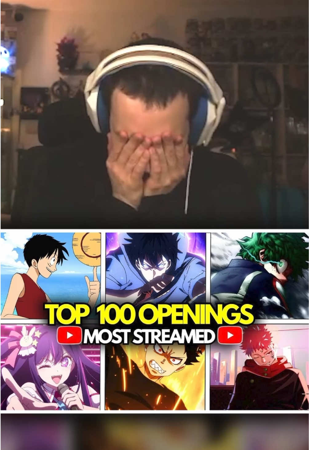 Los openings de anime más vistos de YouTube.