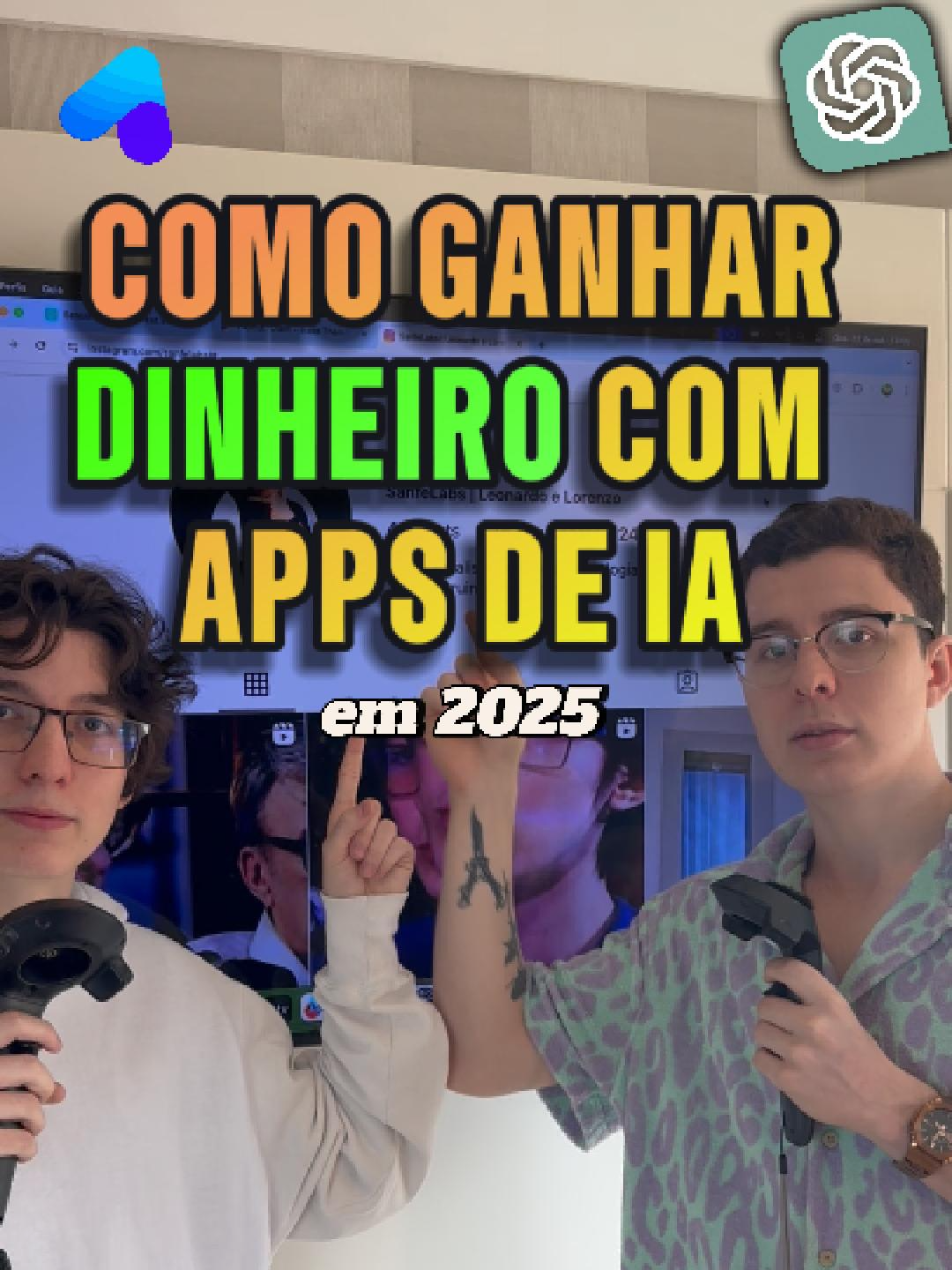 APPS DE IA ESTÃO DOMINANDO O MERCADO! Em 2025, aplicativos criados com Inteligência Artificial já movimentam bilhões de dólares no mundo.  E quem entender isso agora, vai sair na frente.   #ia #app #sanfelabs #negociosdigitais