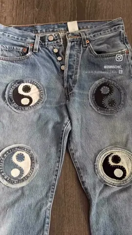 Check out my shop in Etsy for these one of a kind patches https://osirischic.etsy.com#fashion #fashiontiktok #fashiontok #upcycling #fashionhacks 