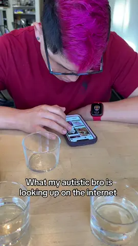 Older sis blowing up her bro’s google search 😝 #autismfamily #oldersister #disability #fyp #catsoftiktok 