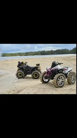them canam atvs be so wet. #wet #canam #offroad #ai 
