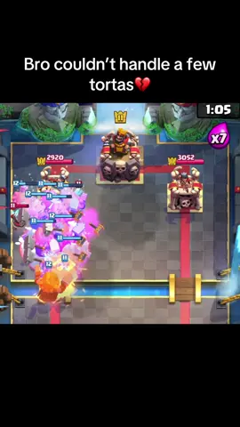 Couldn’t handle the huzz #huzz #torta #clashroyale #clash #bro