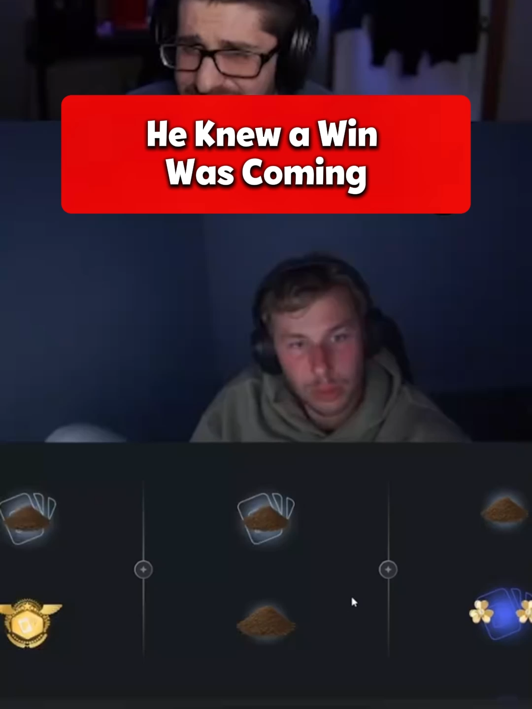 He Knew a Win Was Coming