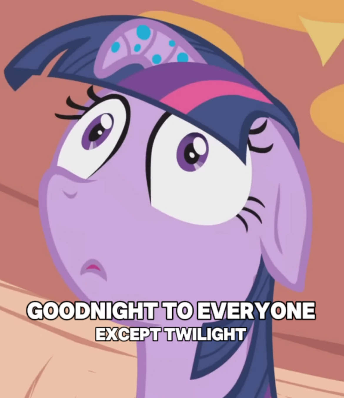 Goodnight to everyone except Twilight | Trixie and Twilight meme | (this is so stupid 😭) | #mlp #mylittlepony #meme #twilightsparkle #trixie 