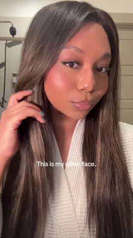 I love doing a soft glam look 🤍 also crazy how puffy I am first thing in the morning 😩  #makeup #thisismyface #trend #makeuptransition 