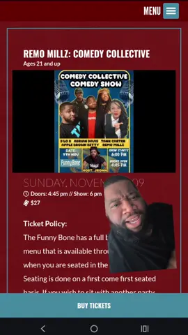 Sunday November 9th at the #funnybone #rva #804 #fyp #foryoupage 