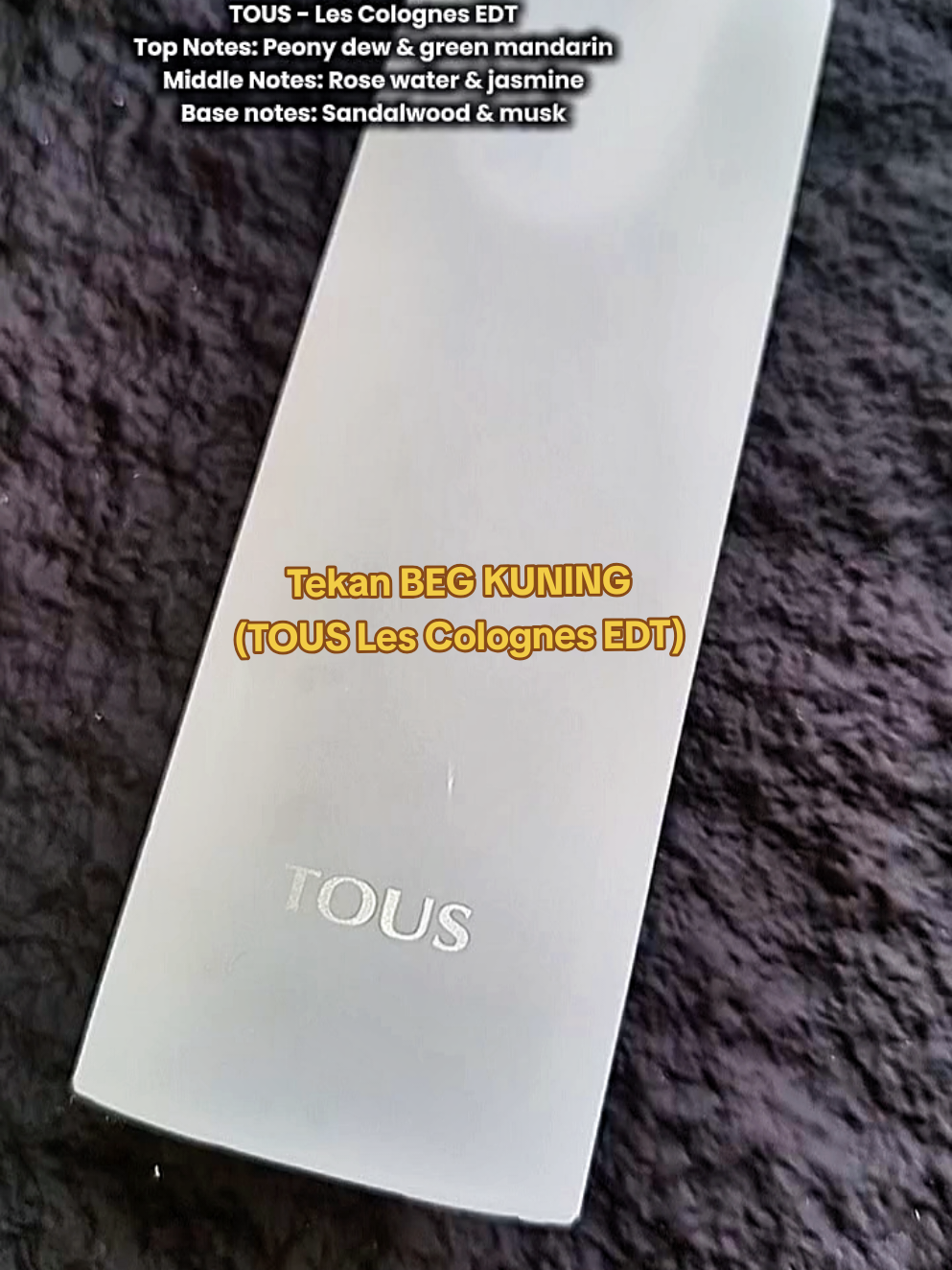 TOUS Les Colognes EDT Wangi sangat, sampai x boleh nak move on... #perfume #sasamalaysia #sasamakeup #sasabeauty #perfumeforwomen 