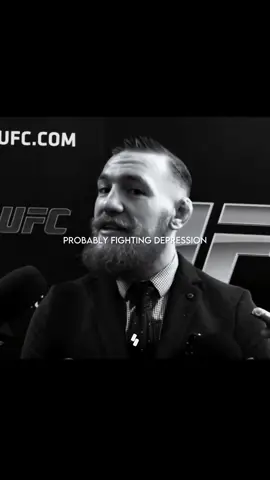 fighting depression daily. | #motivation #dream #inspiration #athlete #conormcgregor 