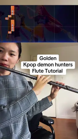 #kpopdemonhunters #golden #flute #flutetutorial #sheetmusic 