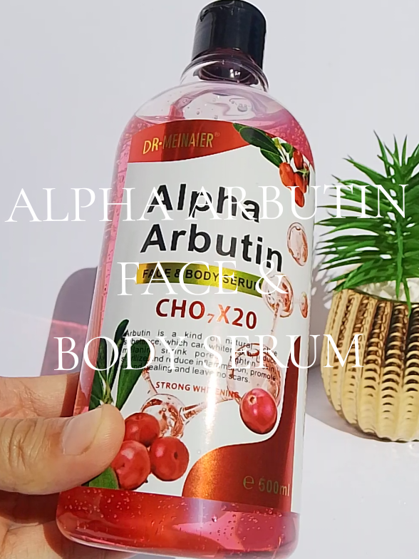 alpha arbutin face & body serum ✓5x whitening ✓brightening skin ✓remove acne marks ✓skin firming ✓clears dark spots ✓skin corrector ✓softens & heals dry #alphaarbutin #alphaarbutinserum #alphaarbutinfaceandbodyserum 