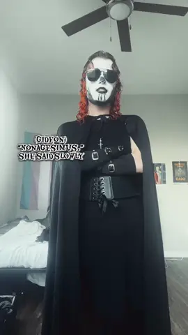 Besties, beloveds, followers, I love Gideon, I love this cosplay, I feel so fucking sexy in it.  #gideontheninth #thelockedtomb #thelockedtombcosplay #gideonnav #gideonnavcosplay 