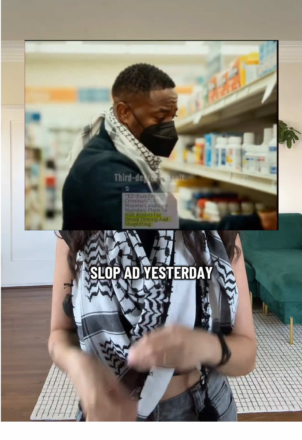 This is the fit I wear to go to the grocery store. Take notes. #nyc #cuomo #mamdani #zohranmamdani 