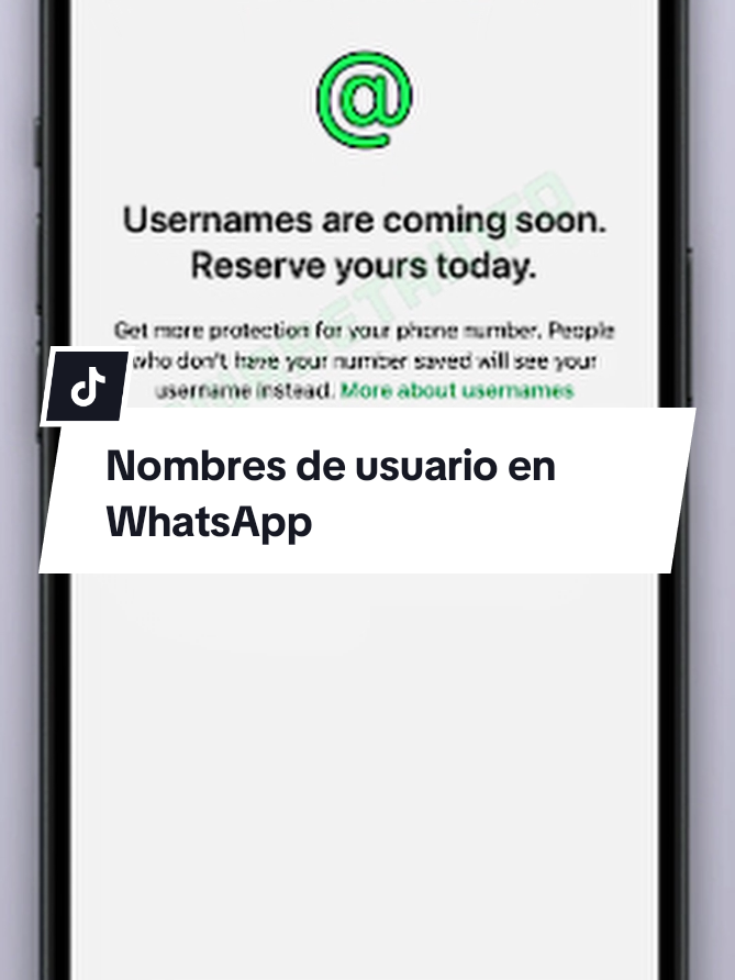 Nombre de usuario en WhatsApp, al fin.. #whatsapp #apps #noticiastech 