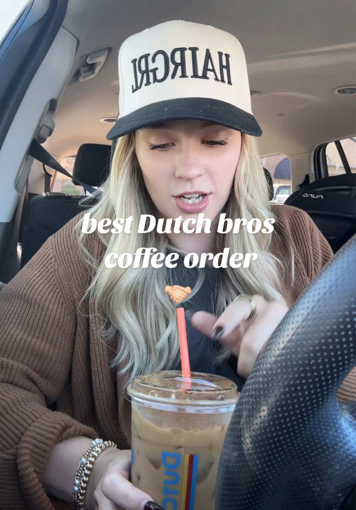Order: Sugarfree almond milk latte, extra shot or espresso golden eagle + cinnamon on top & thank me later 🤌🏼🤌🏼 #dutchbros #goldeneagle #salttherapy 