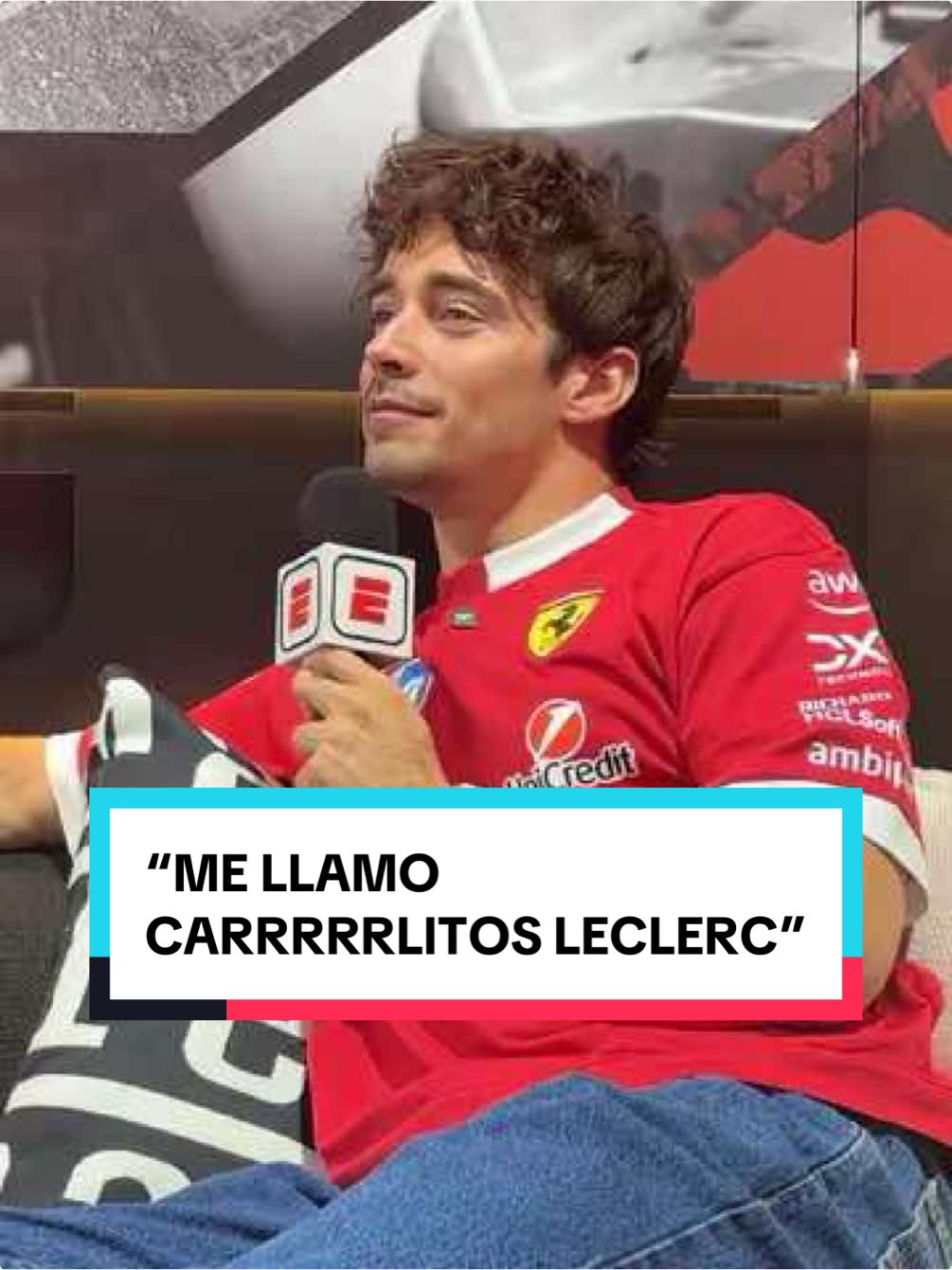 #CHARLESLECLERC HABLÓ EN ESPAÑOL ‼️ Tienen que ver este video del piloto de #Ferrari diciendo: 
