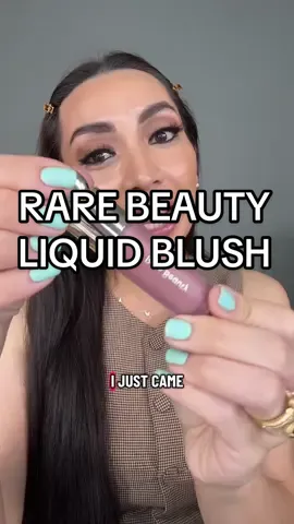 Trying out a beautiful neutral pink liquid blush shade called “Encourage” from @Rare Beauty! #makeup #beauty #blush #sephora #fyp 