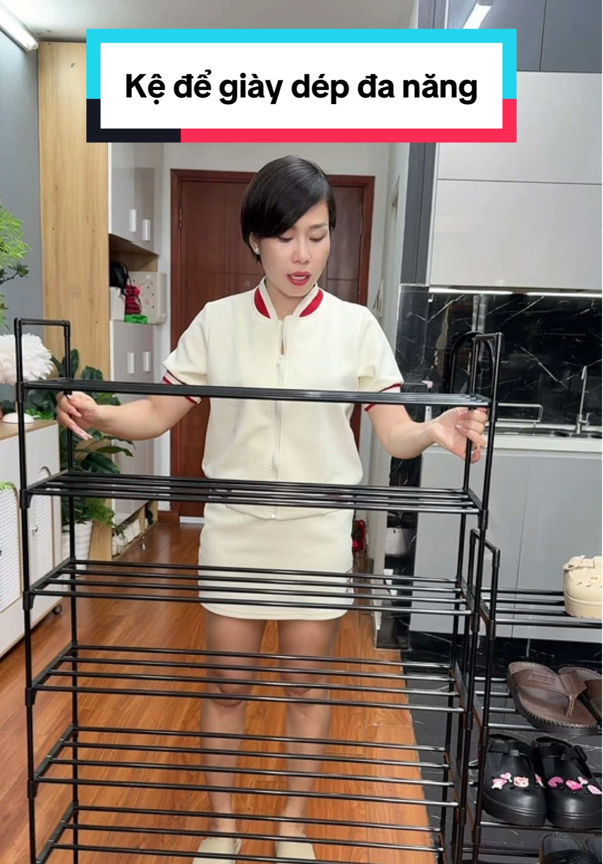 Kệ để giày dép thông minh đa năng Yue Ran 5, 7tầng, kệ được làm từ thép cacbon sơn tĩnh điện #xh #viral #kedegiaydep #Cindythuytichcuc 