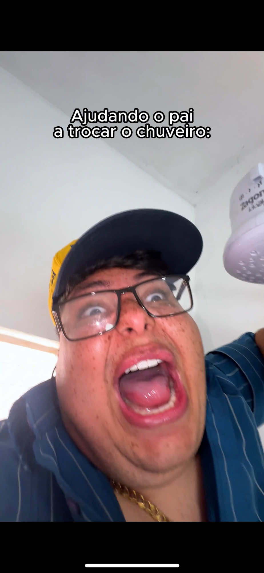 Alicateeee! 🚿👴🏼   #fy #chuveiro #higortretando 